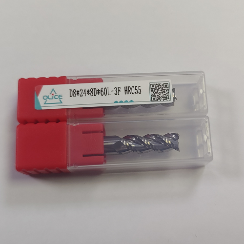 欧丽仕/OLice55度立铣刀三刃平头刀铝用铣刀D8*24*8D*60L-3F