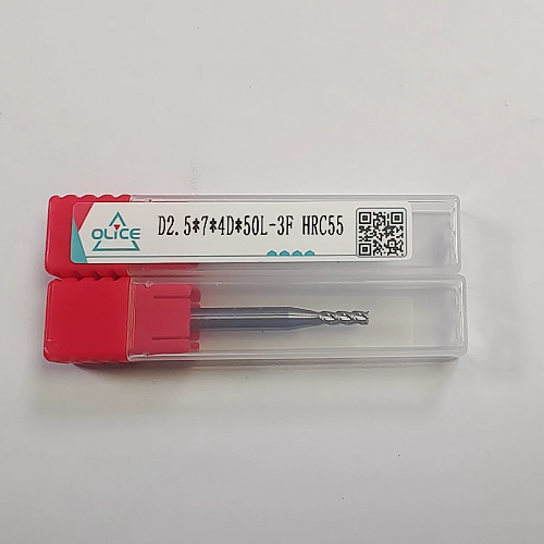 欧丽仕/OLice55度立铣刀三刃平头刀铝用铣刀D2.5*7*4D*50L-3F