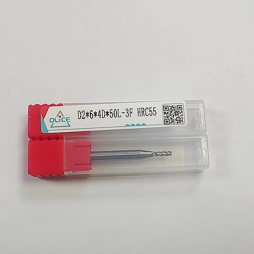 欧丽仕/OLice55度立铣刀三刃平头刀铝用铣刀D2*6*4D*50L-3F