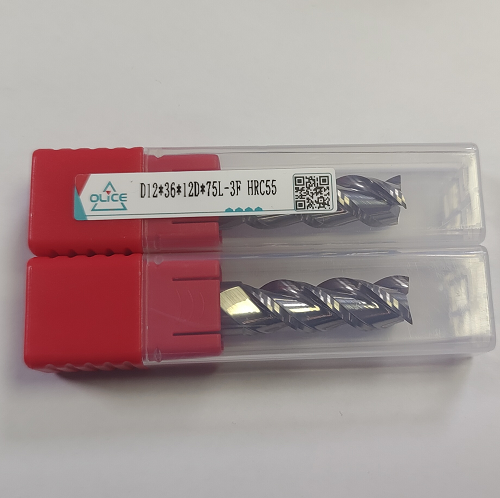 欧丽仕/OLice55度立铣刀三刃平头刀铝用铣刀D12*36*12D*75L-3F
