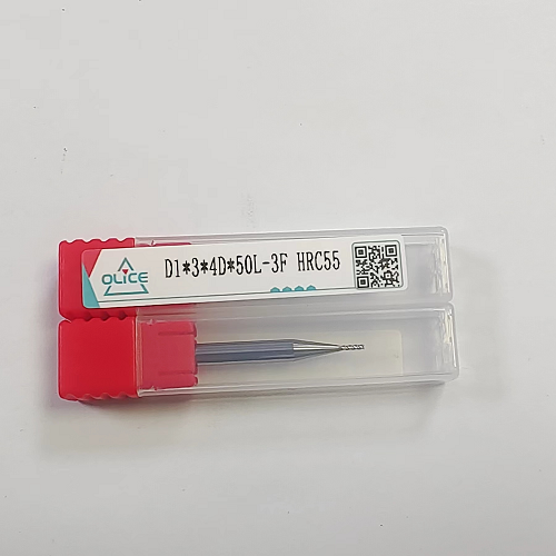 欧丽仕/OLice55度立铣刀三刃平头刀铝用铣刀D1*3*4D*50L-3F
