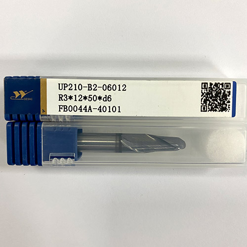厦门金鹭钨钢铣刀球刀二刃球头刀钢用立铣刀UP210-B2-06012（R3*12*6D*50L-2F）
